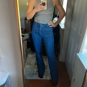 REISS Isa Flared Jeans